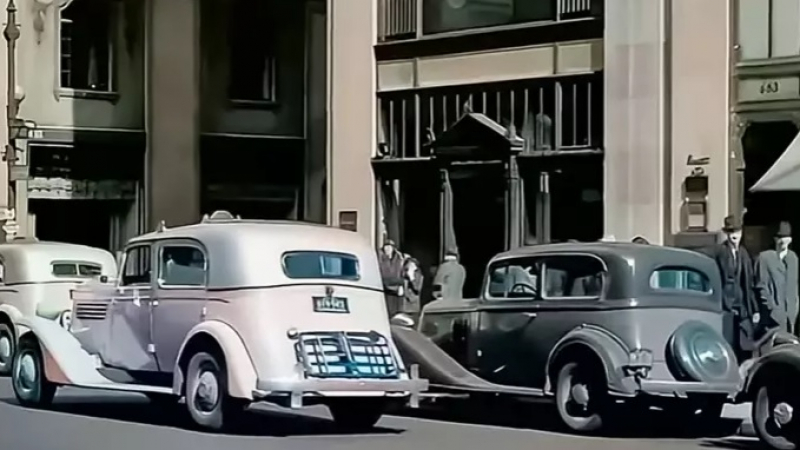 Уникално ВИДЕО: Вижте колите по улиците на Ню Йорк през 30-те години на миналия век