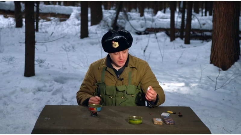 Рационализатор: Войник отвори консерва с взрив ВИДЕО