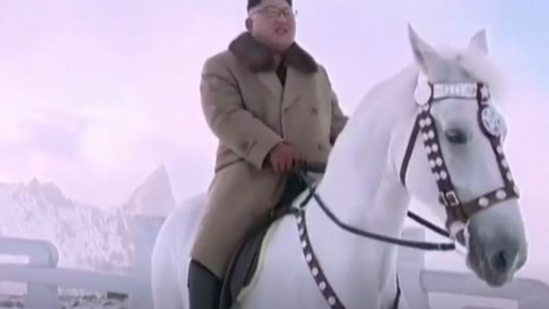 Ким Чен Ун яхна бял кон и обяви нещо много важно за Олимпиадата в Китай
