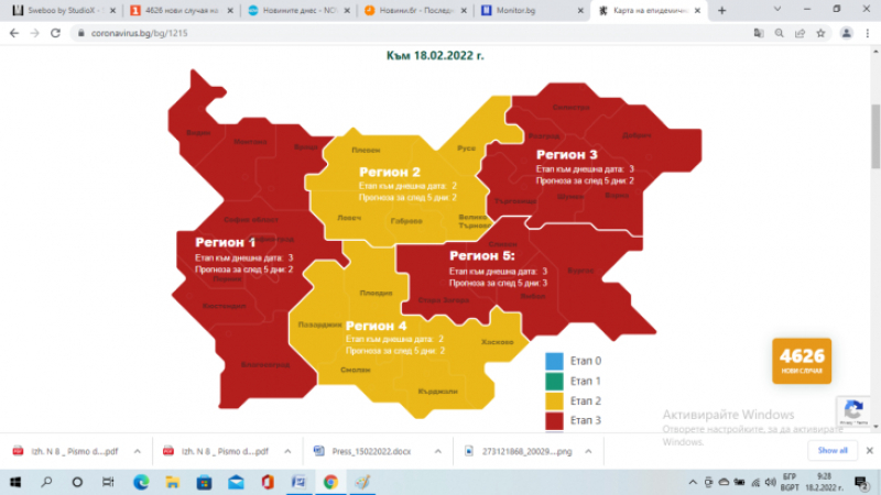 Страхотни промени в COVID картата на България