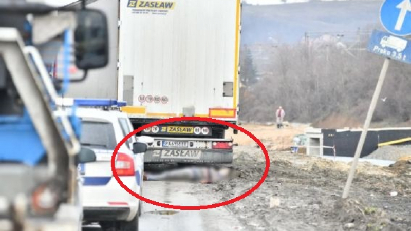 Сърбин удари БГ камион в Белград и се самоуби СНИМКИ 18+