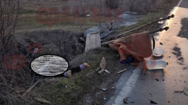 Огромна трагедия в Бургаско! Тир се заби в каруца и стана най-лошото СНИМКИ 18+
