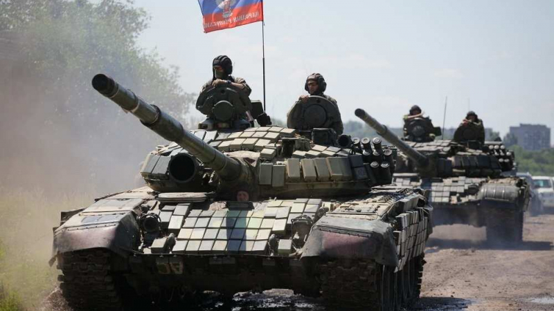 Ударен танков отряд на армията на ДНР край Мариупол предизвика паника ВИДЕО