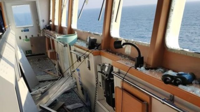 Ракета удари турски кораб в Черно море
