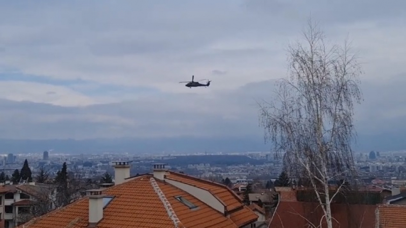 Още американски хеликоптери прелитат над България ВИДЕО