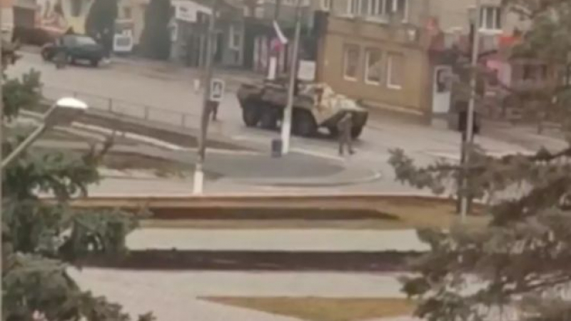 Балаклея падна без бой ВИДЕО