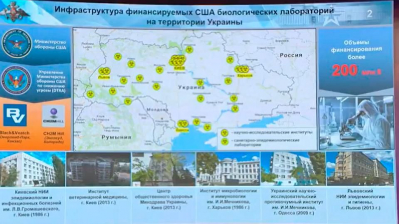 Пентагонът с ново 20 за лабораториите за биологично оръжие в Украйна 