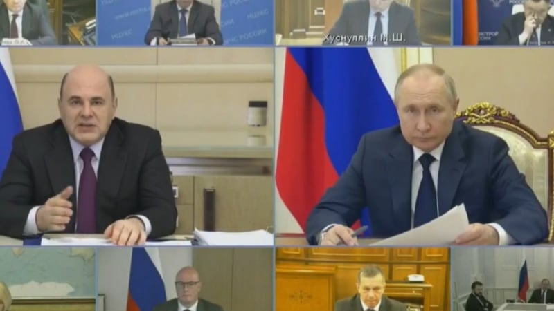 Путин свика извънредно съвещание с правителството НА ЖИВО