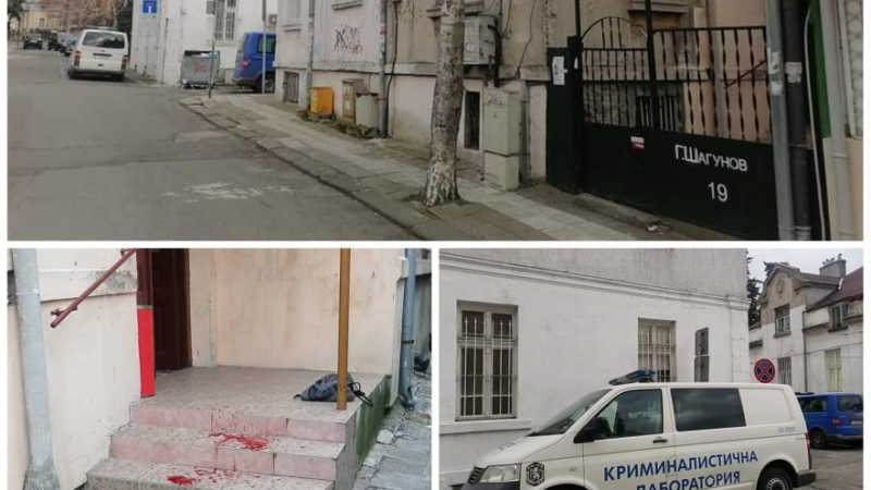 Кървав ужас с младежи в центъра на Бургас! СНИМКИ 18+