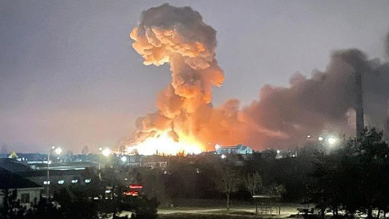 Мощни взривове събудиха Киев ВИДЕО