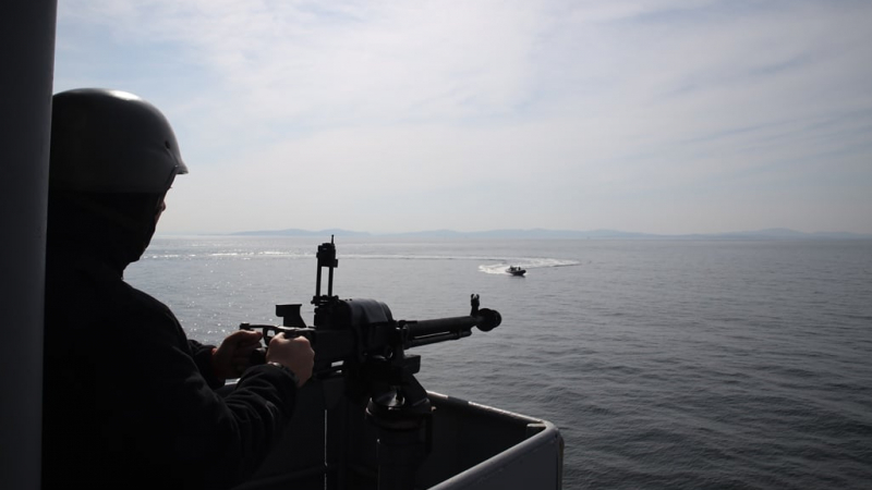 Стрелба в Черно море! Флотилия български бойни кораби откри огън по... СНИМКИ