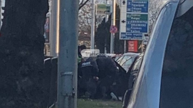 Зрелищен арест в Пловдив СНИМКИ