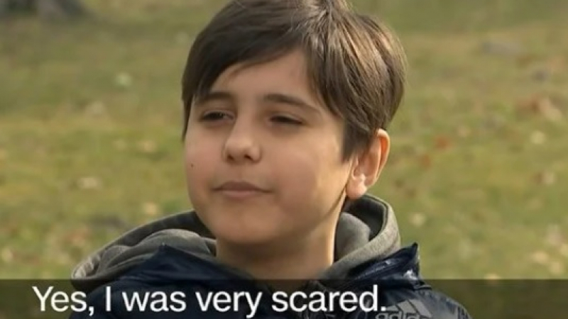 11-годишният Хасан бягал от Сирия, а сега и от Украйна
