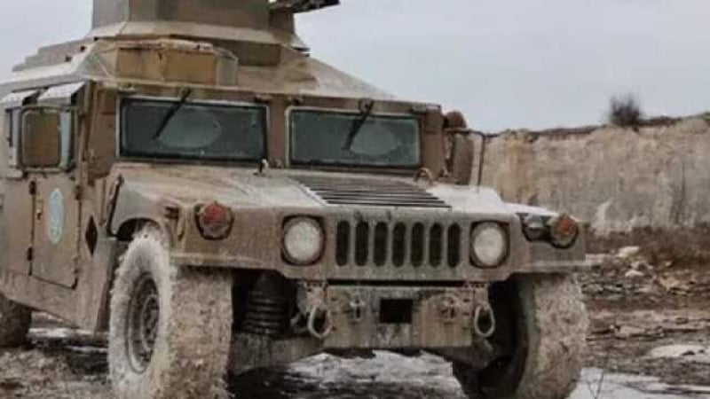 За първи път ВСУ показа в действие военните US автомобили Humvee ВИДЕО