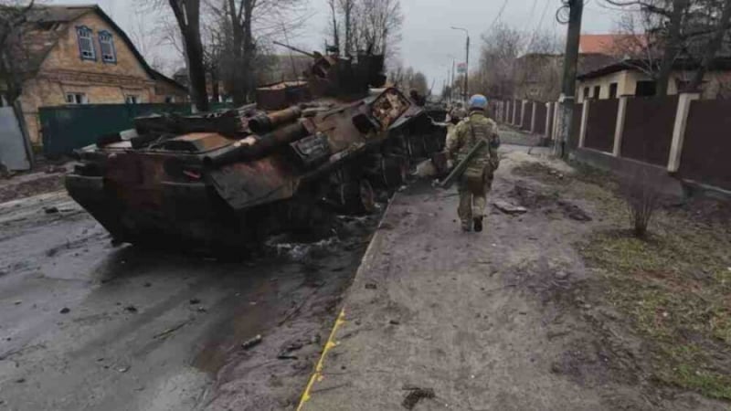 Няма убити мирни жители в Буча и ВИДЕО на Полицията на Украйна го доказва