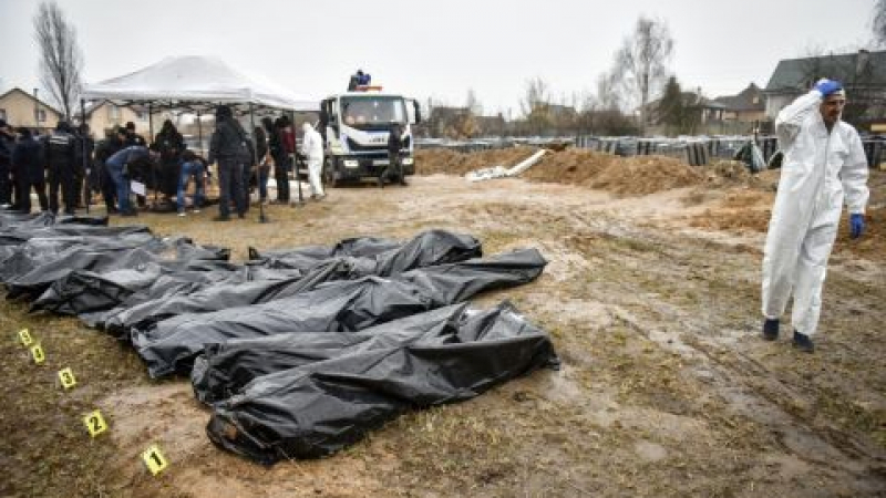 Украинският главен прокурор: Над 1200 тела са открити в Киевска област след изтеглянето на руските сили