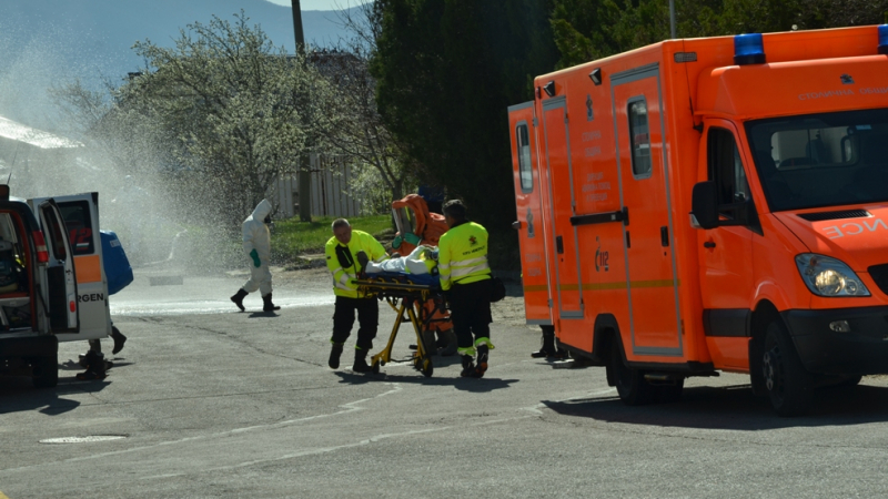 По план премина учението за реакция при възникване на авария в пречиствателната станция за питейна вода Бистрица