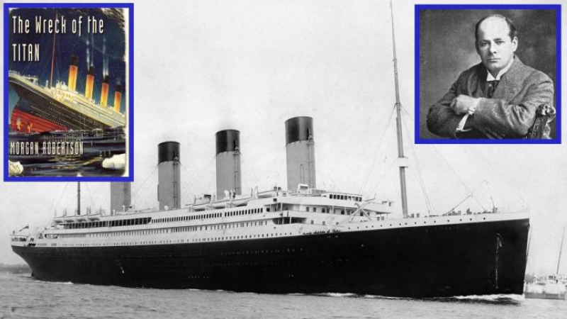 Писател потапя Титаник 14 г. по-рано, Робъртсън предсказва още перископа и нападението над Пърл Харбър
