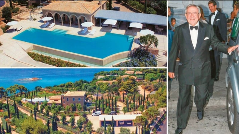 Мистериозен BG богаташ купи двореца на бившия гръцки крал в Порто Хели СНИМКИ
