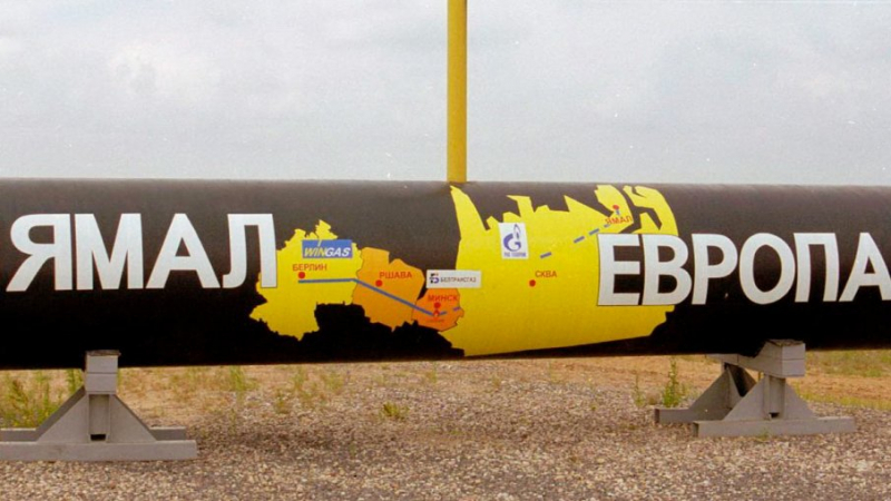 Ройтерс: Обрат с руския газ за Германия по „Ямал-Европа“ 