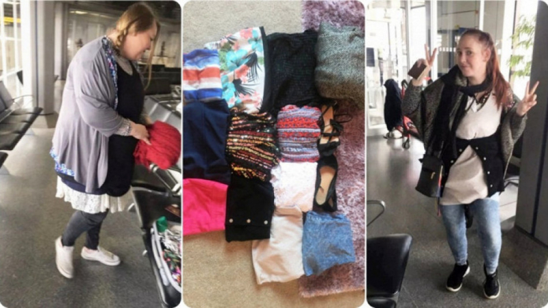 Туристка разкри как да не плащате за излишния багаж в самолета