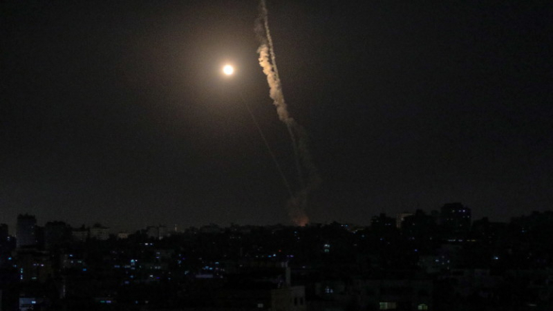Изстреляна по Израел ракета от Газа наруши двумесечно затишие
