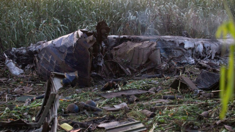 Напрежение по оста Атина-Белград заради разбилия се украински самолет с боеприпаси