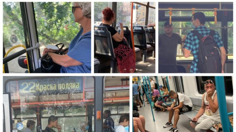 Софиянци се опълчиха на маските! Пълна анархия в автобусите и метрото 