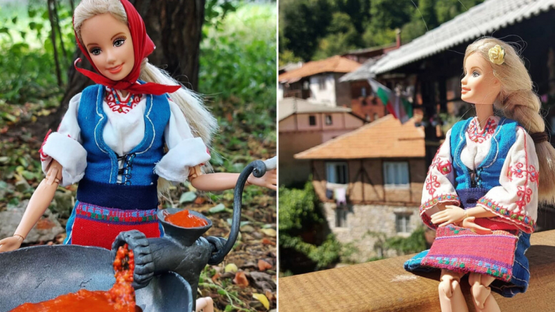 Живи да не бяхме: Направиха Мома Барби българка, която се ваксинира СНИМКИ
