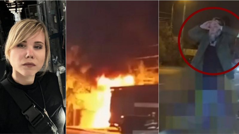 Показаха какво е останало от взривената кола на Дугина - Киев и Москва с остри реакции ВИДЕО