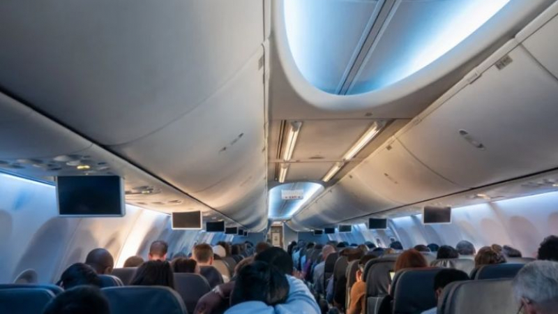 Пътничка в самолет забеляза промяна в цвета на лицето на жената до нея и спаси живота й