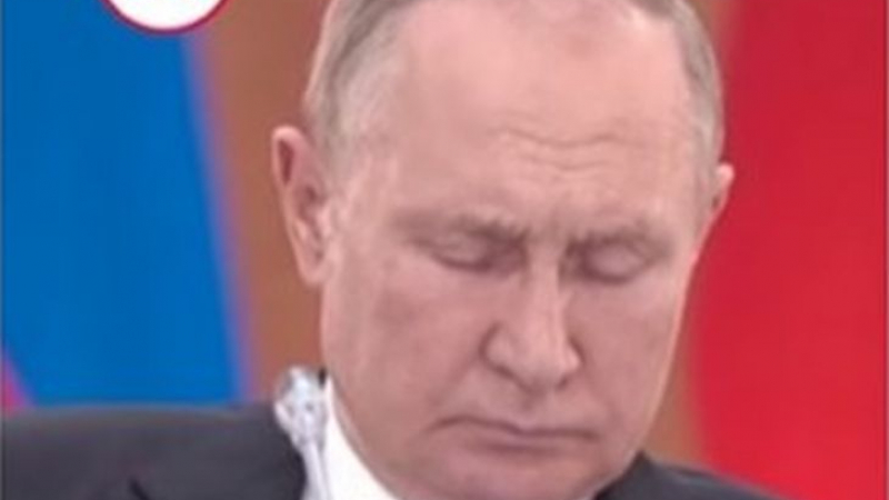 Шок! Путин заспа по време на официална среща ВИДЕО