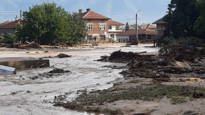 Еднократна помощ за над 100 домакинства в село Трилистник след водния ад