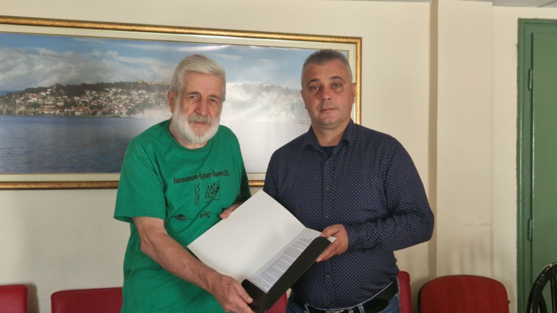 ВМРО подписа споразумение за подкрепа на изборите на 2 октомври със СПС „Защита“