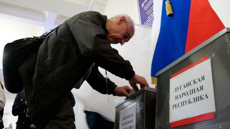  Появиха се първи резултати от референдумите в Донбас, Херсон и Запорожието