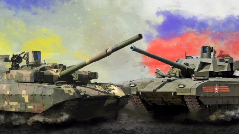 ВИДЕО от войната: Уникални снимки на близък бой на танкове 