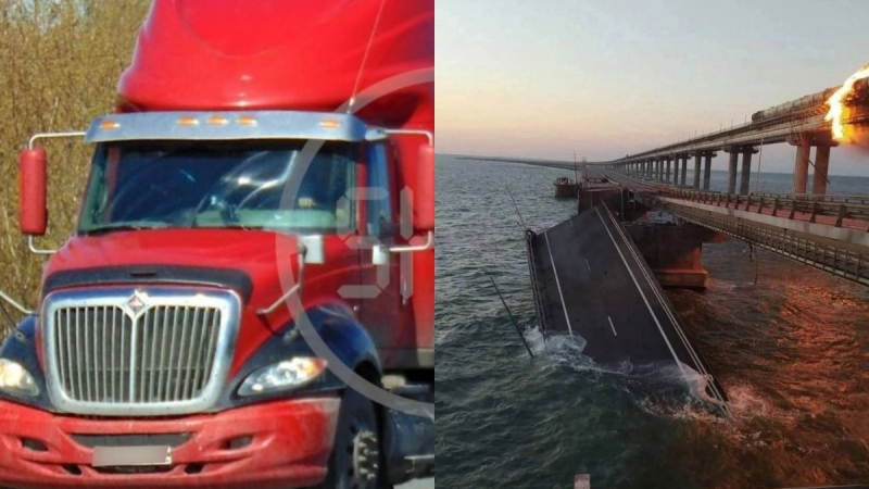 Камионът, взривил Кримския мост, тръгнал от България ВИДЕО
