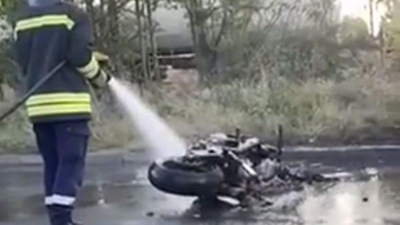 Зловеща катастрофа с млад моторист в Пловдив ВИДЕО 