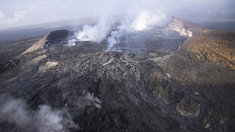 Силно земетресение разтърси най-големия активен вулкан на планетата