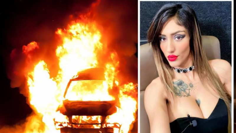 Злоба и мъст: Запалиха колата на една от най-известните наши плеймейтки