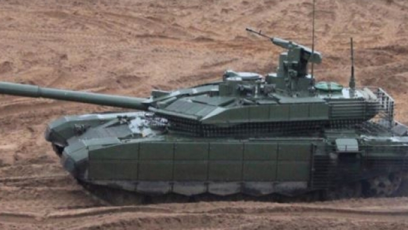 ВИДЕО от войната: Най-новите руски тежки танкове Т-90М "Пробив-3" пристигнаха на фронта 
