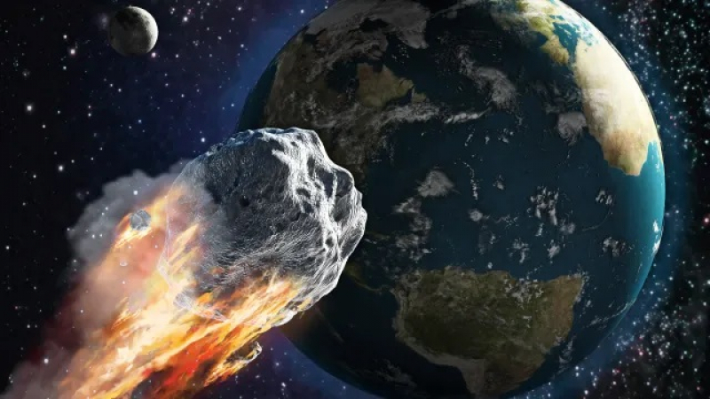Опасно: Астероид "убиец на планети" е открит близо Земята, на пътя на планетата ни е