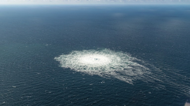 5-м. кратери зейнаха на морското дъно около повредата на "Северен поток 1"
