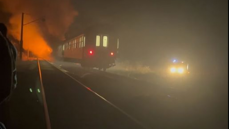 Извънредна ситуация с влака София-Варна, евакуират пътници ВИДЕО 