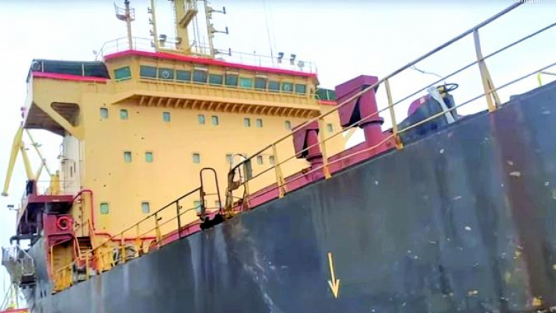 Корабът „Царевна” е отплавал от Мариупол за Варна