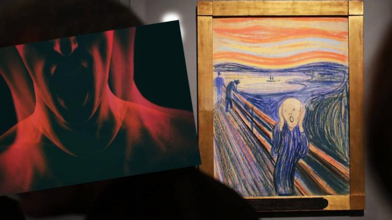 Изкуството отвръща на удара: "Викът" на Мунк се изгаври с екоактивисти 