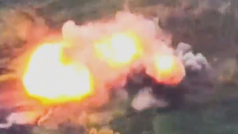 Водач от ВСУ взриви БМП-1 на върху 20 мини и погуби свои колеги ВИДЕО