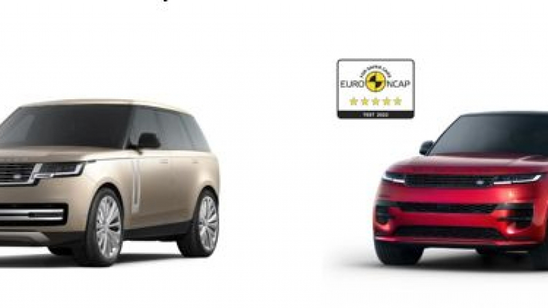 Range Rover и Range Rover Sport наградени с пет звезди за безопасност по оценка на Euro NCAP