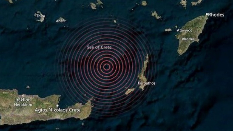 Силно земетресение разтърси остров Крит!