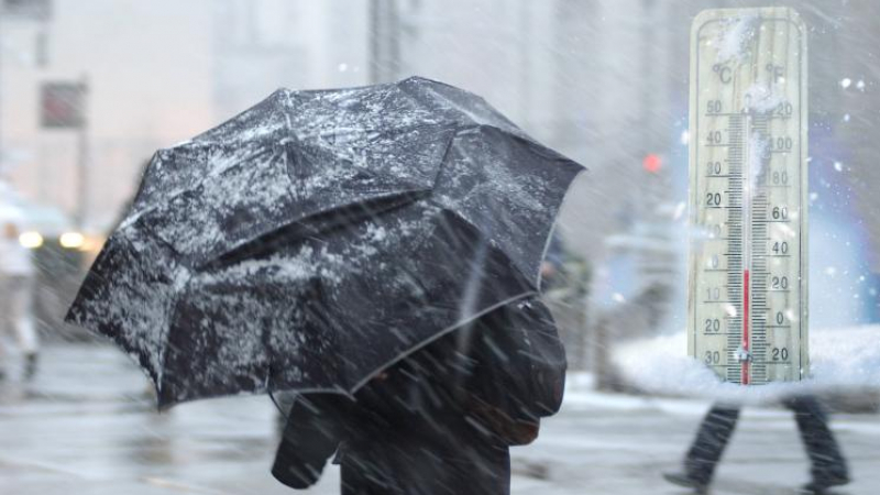 Дъжд и сняг удрят тези райони на България в четвъртък
